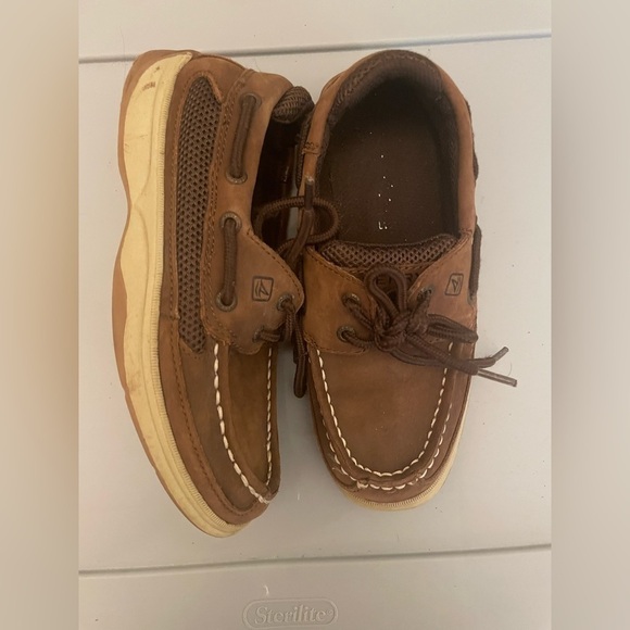 LANYARD Sperrys loafers boat shoes size 1.5 - Picture 2 of 9